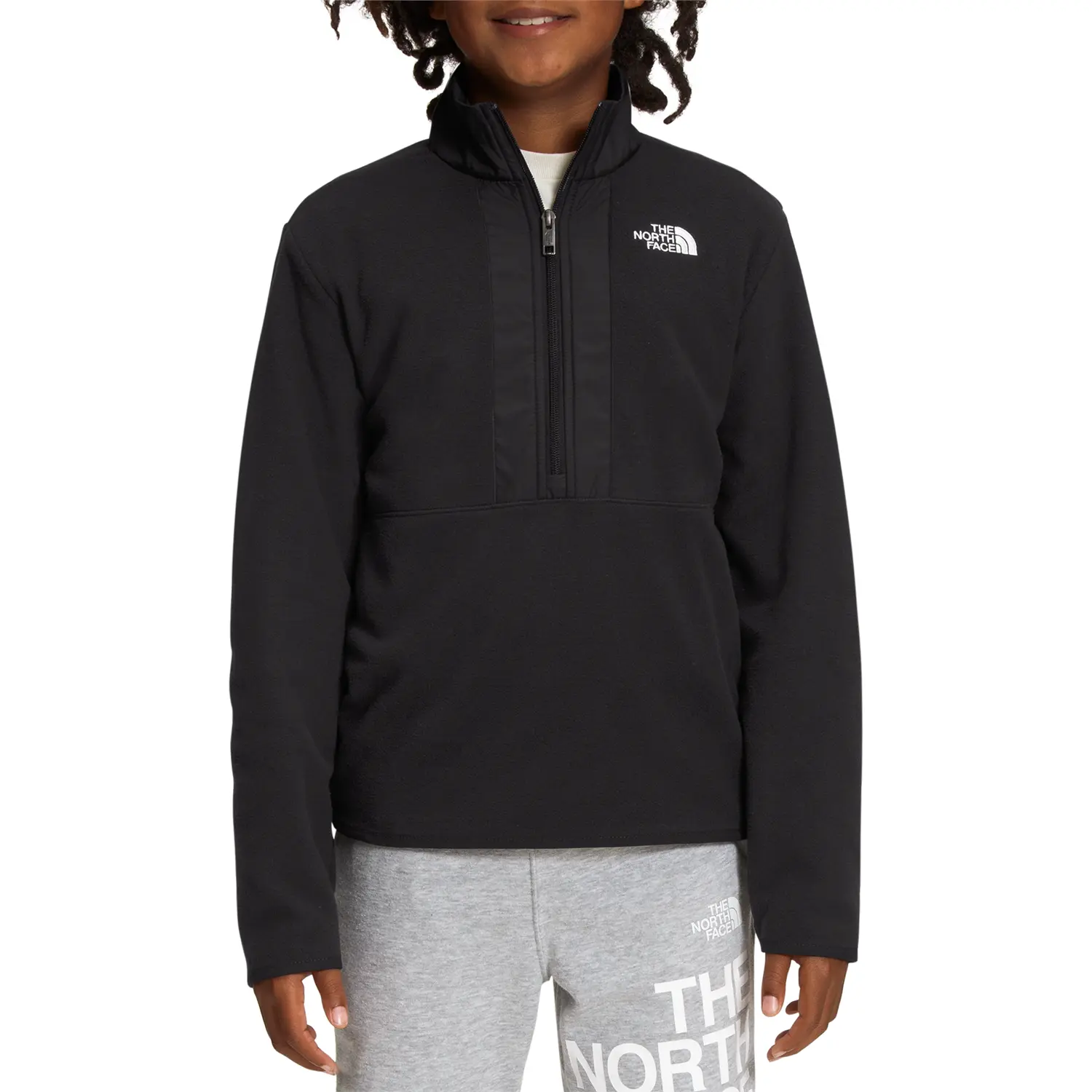

Пуловер The North Face Glacier ½ Zip, черный