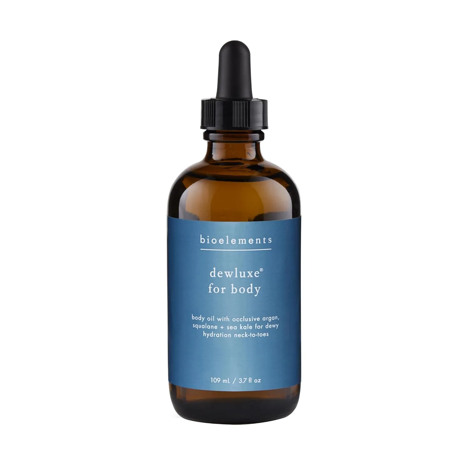Bioelements Dewluxe for Body - 3,7 унции (105 г) - масло для тела с арганой, скваланом и морской капустой для увлажнения от шеи до пят, gold