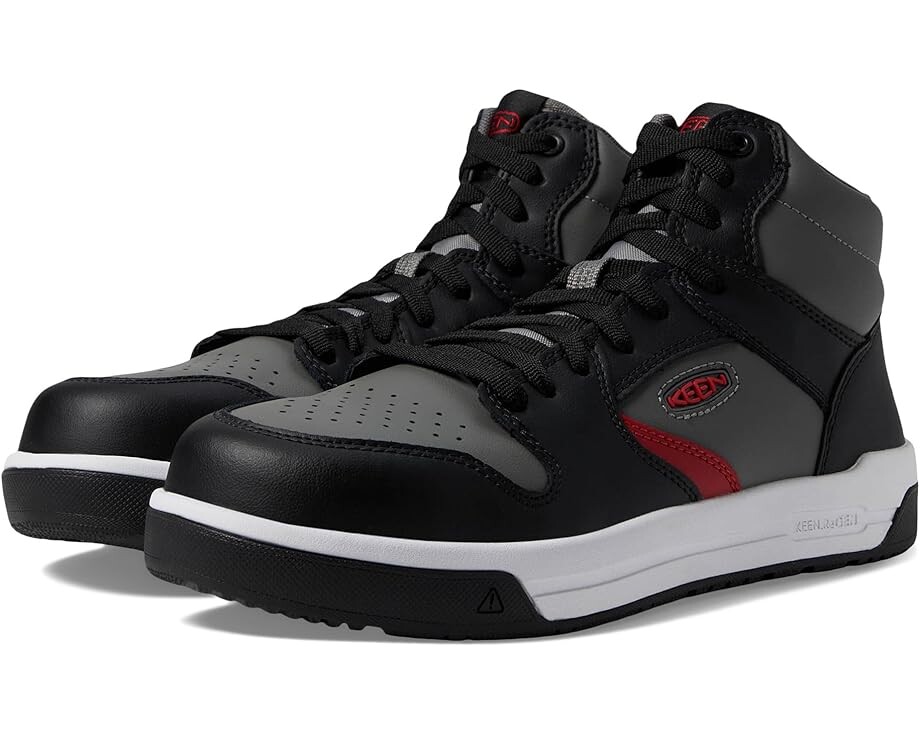 

Кроссовки KEEN Utility Overton Mid, цвет Steel Grey/Black, Черный, Кроссовки KEEN Utility Overton Mid, цвет Steel Grey/Black