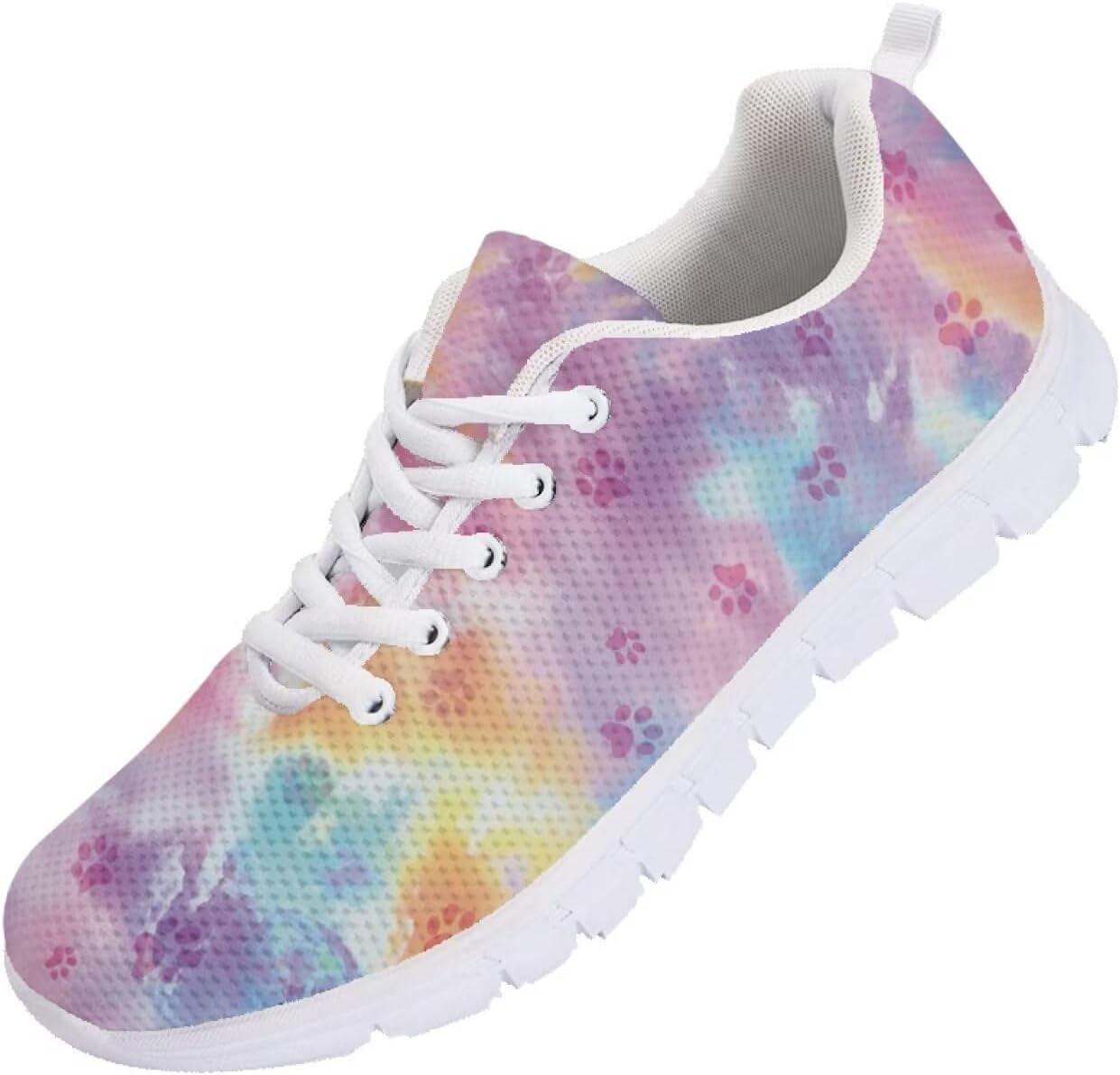 

Кроссовки для бега мужские Funnydude с забавным принтом, комфортные теннисные кроссовки, дышащие сетчатые кроссовки для спортзала, Dog Paws