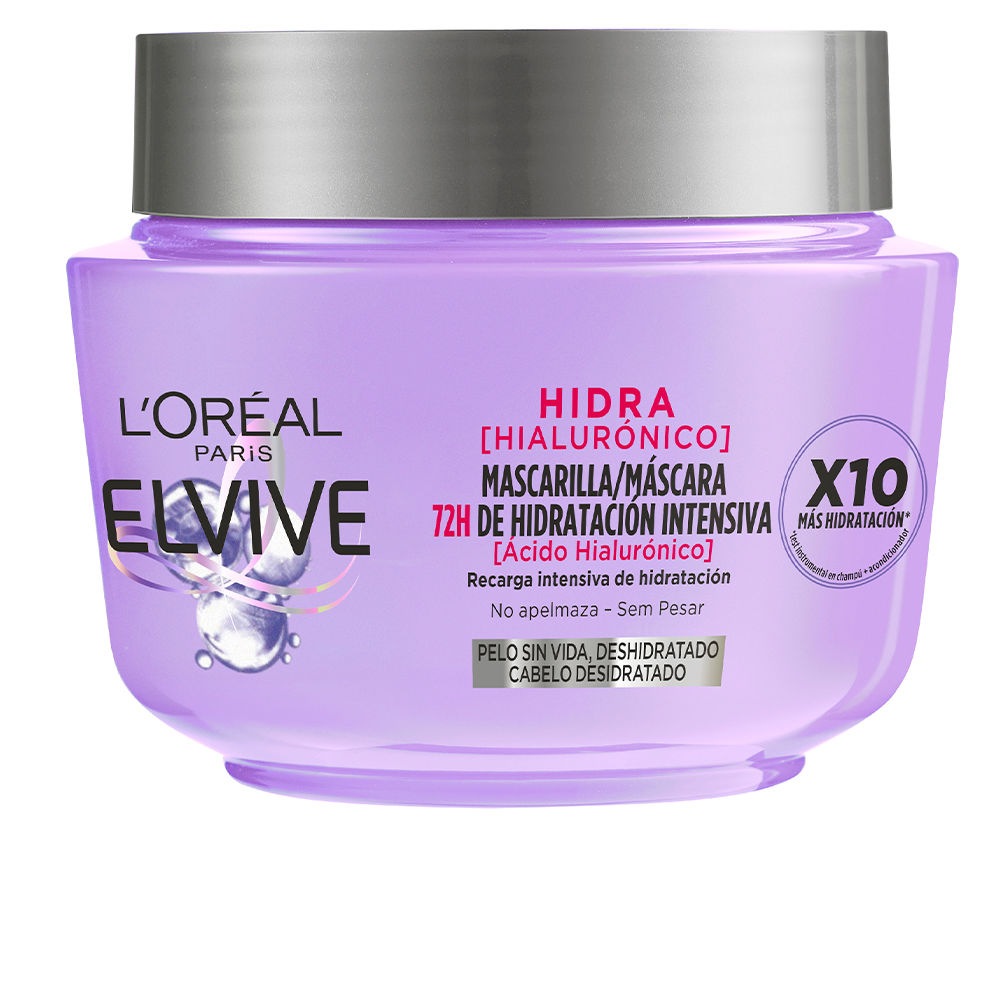 

Маска для волос elvive hydra hyaluronic maske 72h feuchtigkeitsversorgung Loreal Paris, объем 300 мл
