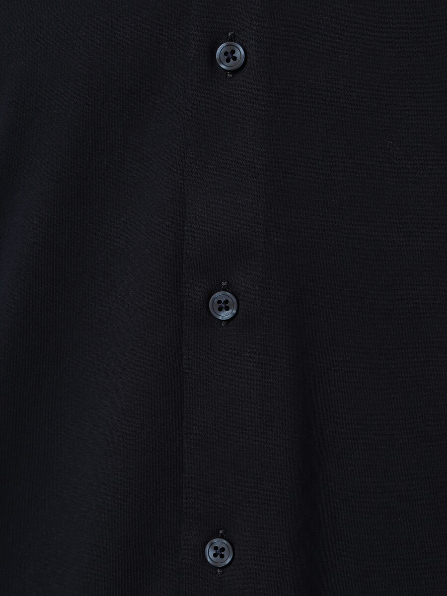 Деловая рубашка BOSS Slim fit Business Shirt Hank, морской синий — фото 3