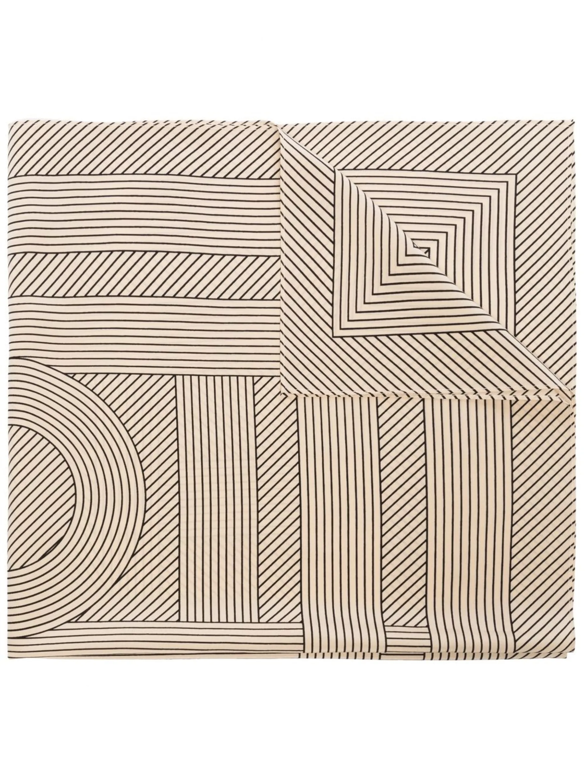 

Платок с узором Toteme, бежевый