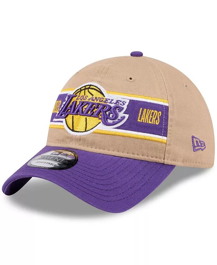 

Мужская бежево-фиолетовая шапка Los Angeles Lakers 2024 NBA Draft 9TWENTY Adjustable New Era