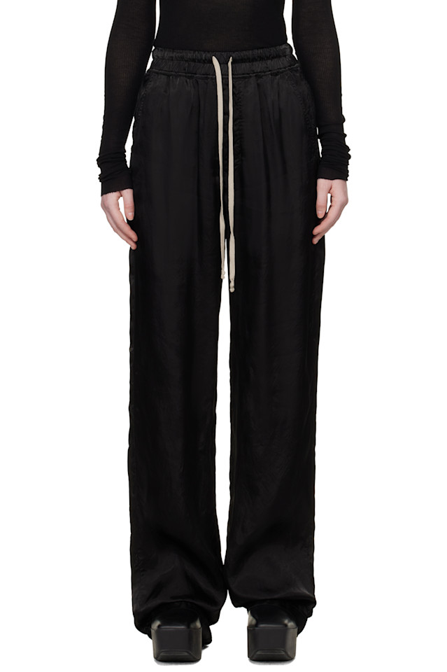 

Домашние брюки Temple Dietrich на шнуровке Rick Owens, черный