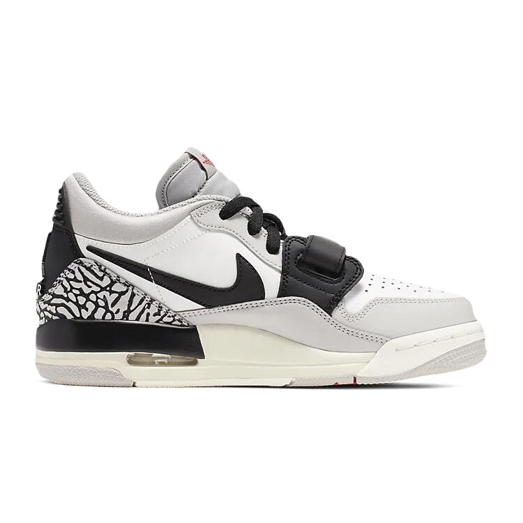 Кроссовки Jordan Legacy 312 Vintage Basketball Shoes Men Low-top Grey/white, белый/серый — фото 2
