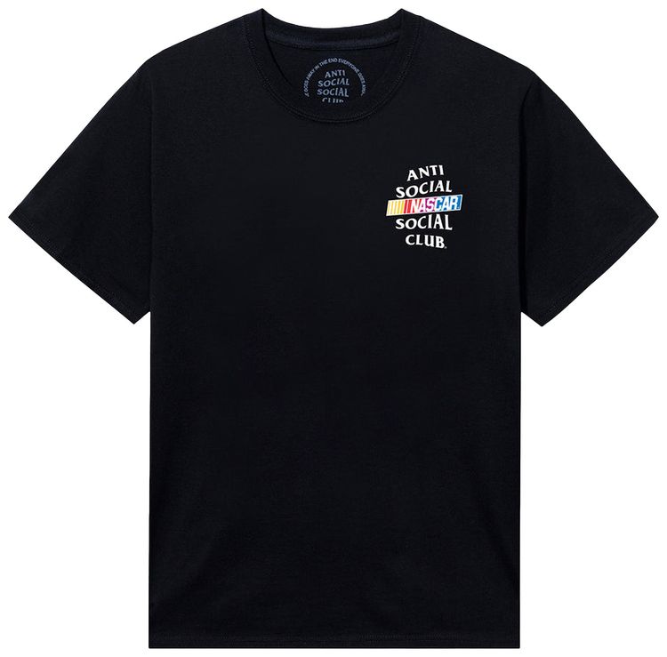 

Футболка Anti Social Social Club x Nascar Nascar Games, черная, Черный, Футболка Anti Social Social Club x Nascar Nascar Games, черная