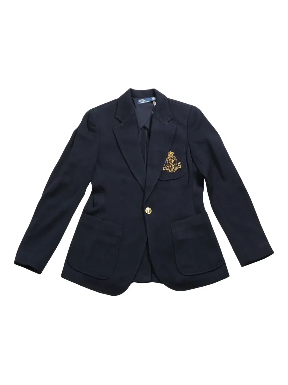 Блейзер, украшенный гербом Polo Ralph Lauren, синий
