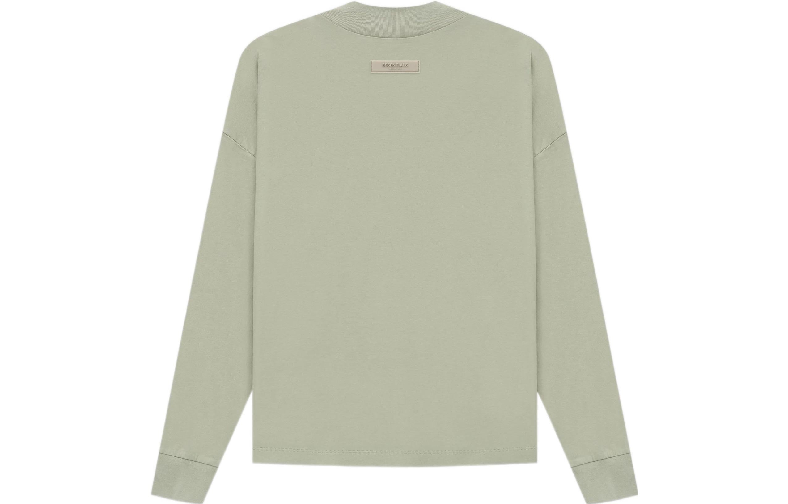 Футболка Fear of God Essentials SS22 Long Sleeve Tee 'Seafoam' FOG-SS22-144, зеленый — фото 3
