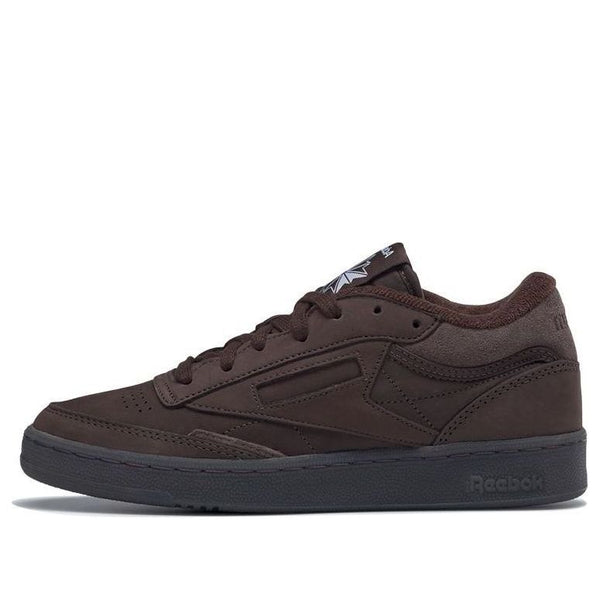 

Кроссовки club c mid ii x adsum 'dark brown' Reebok, коричневый