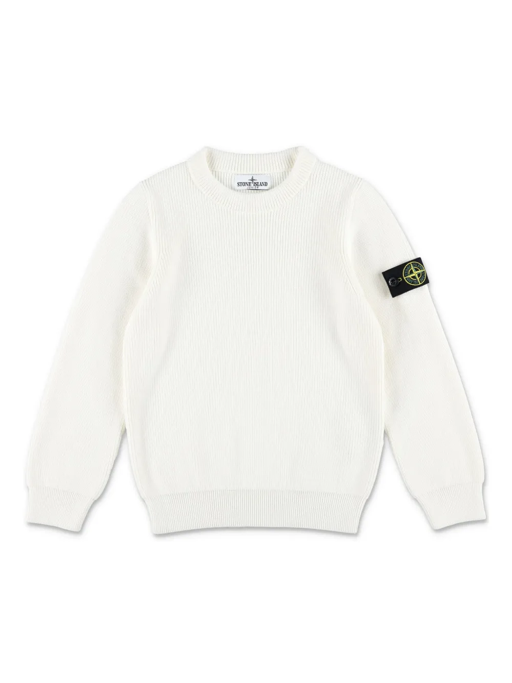 

Толстовка с нашивкой Compass Stone Island Junior, белый