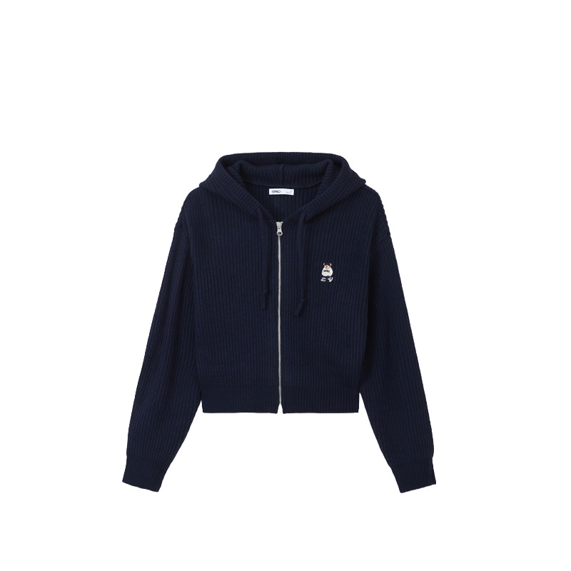 

Кардиган с капюшоном для женщин SPAO, marine синий