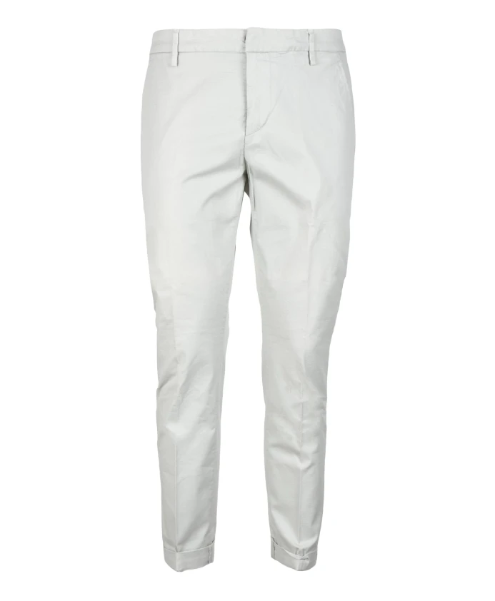 

Брюки в стиле Гауберт с карманами и застежкой-молнией. Dondup, серый