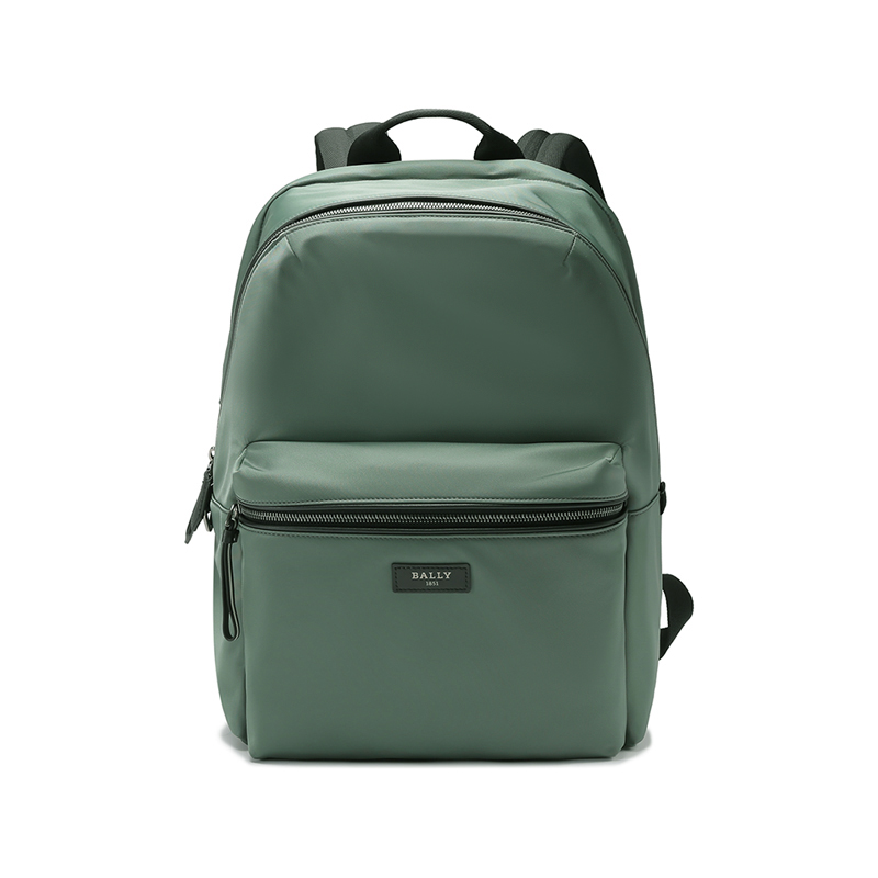

Рюкзак из ткани Regular мужской темный ночной зеленый BALLY