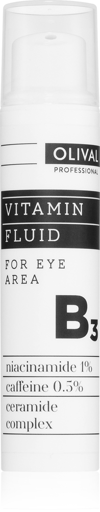 

Профессиональный увлажняющий флюид с витамином B3 для области вокруг глаз Olival, 15 мл