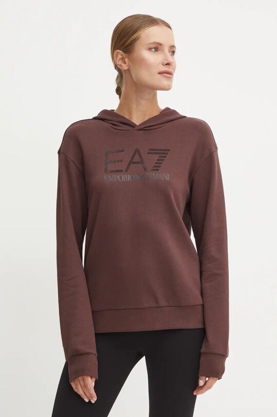 

Толстовка EA7 Emporio Armani, коричневый