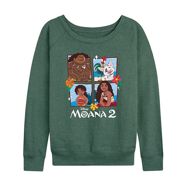 

Футболка с длинным рукавом Moana 2 women's group grid french terry Disney