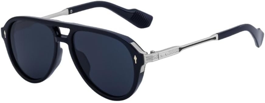 

Модные винтажные солнцезащитные очки для мужчин и женщин, роскошные овальные солнцезащитные очки для мужчин, очки для вождения, защита от УФ-излучения UV400 LVTFCO, Silver Gray