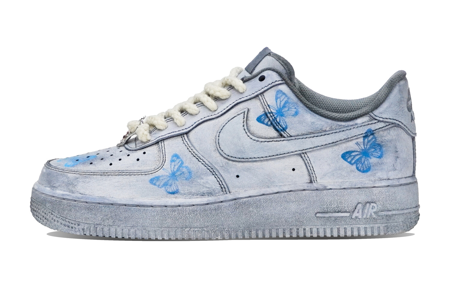 

Кроссовки Nike Air Force 1 Skateboarding Shoes Women's Low-top Blue, цвет Dodger Blue