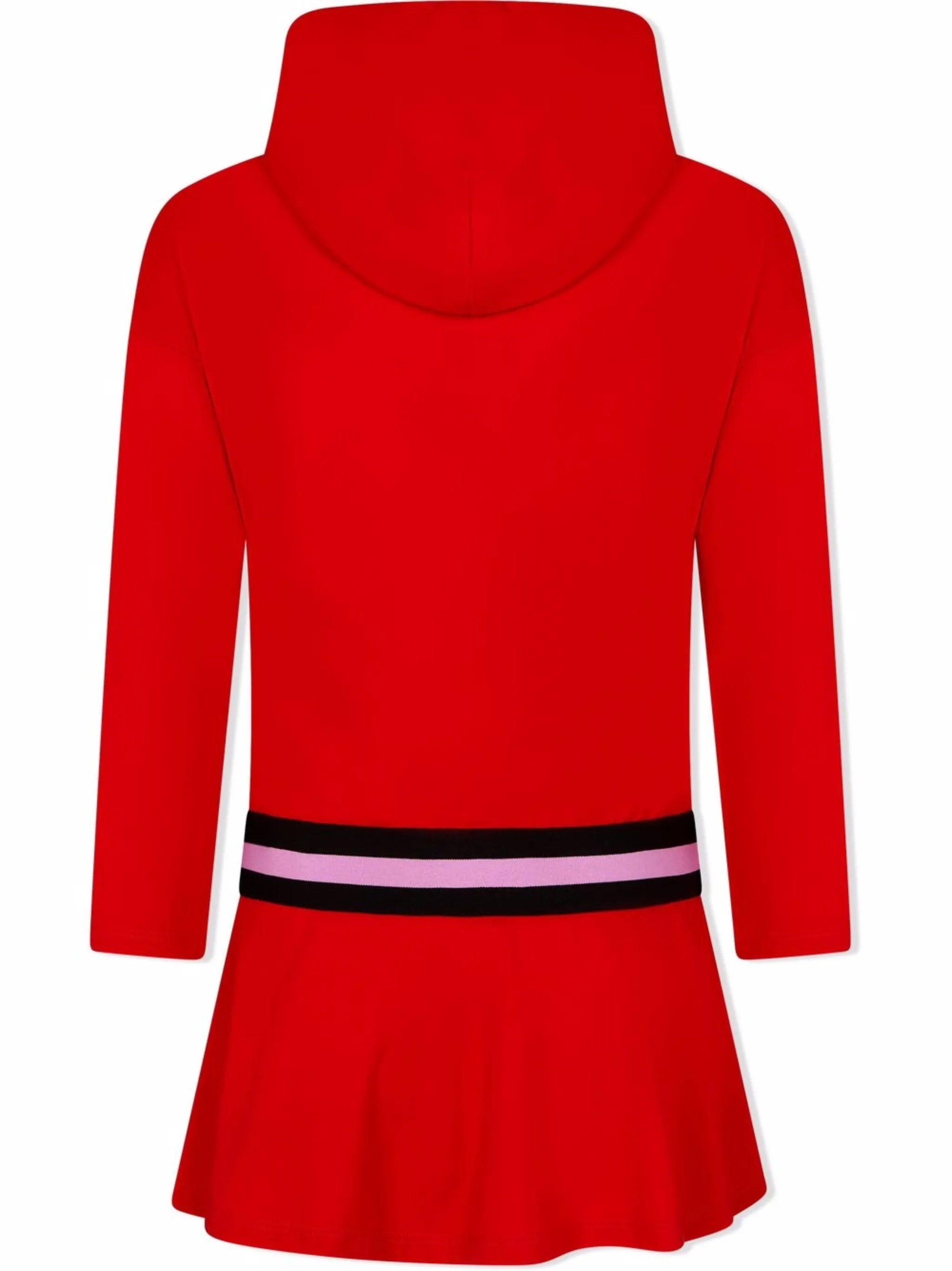 Платье с капюшоном и пайетками Dkny Kids, красный — фото 2