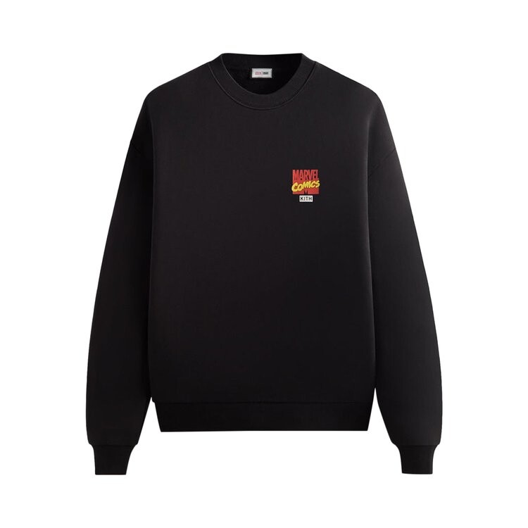 

Толстовка Kith x Marvel Villains Clash Vintage Nelson Crewneck, черный