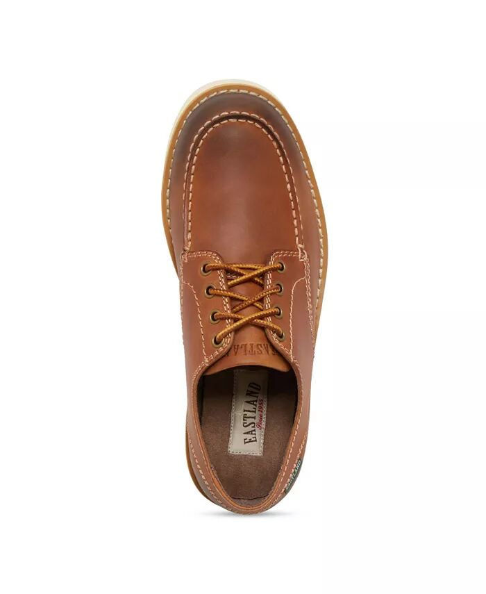 Мужские туфли-оксфорды Lumber Down Eastland Shoe, коричневый/бежевый — фото 4