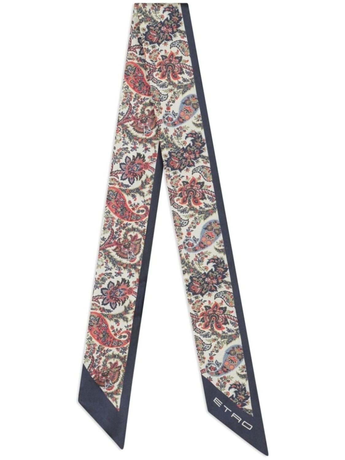 

ETRO шелковый платок с принтом пейсли, нейтральный цвет