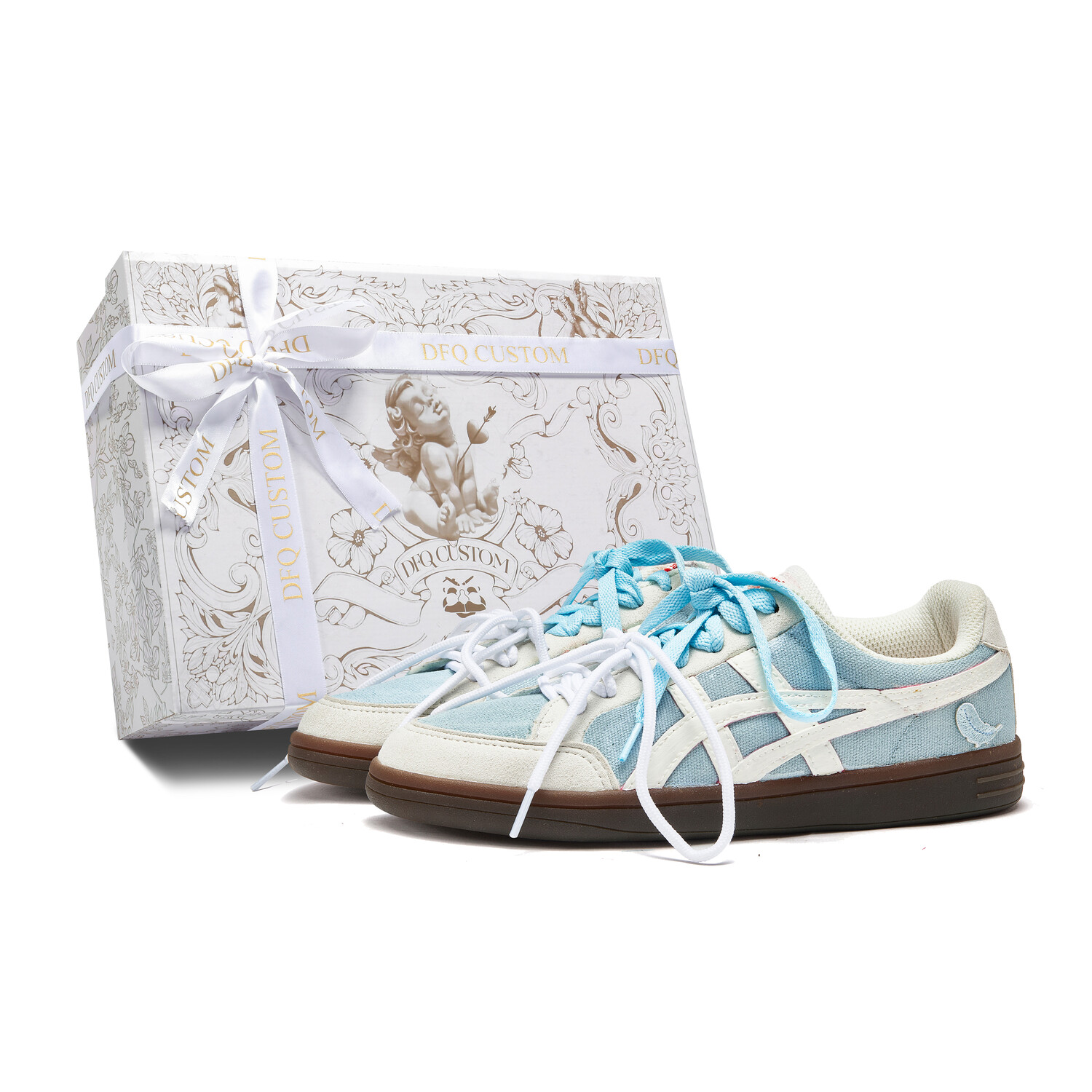 

Кроссовки Onitsuka Tiger Advanti Skateboarding Shoes Unisex Low-top Blue/white, синий