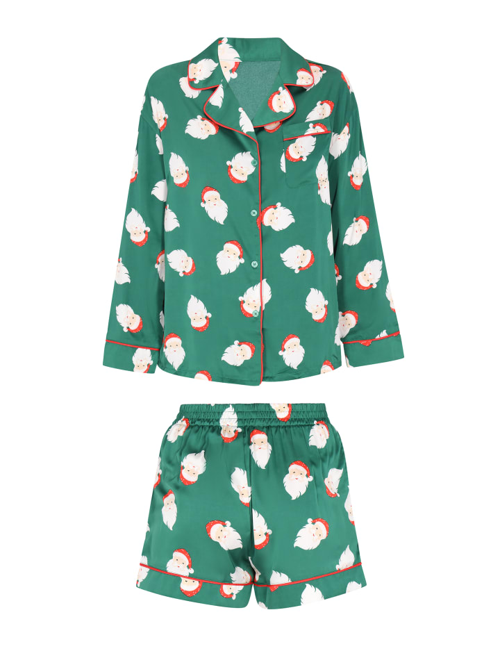 

Swirly Женская пижама зеленого цвета