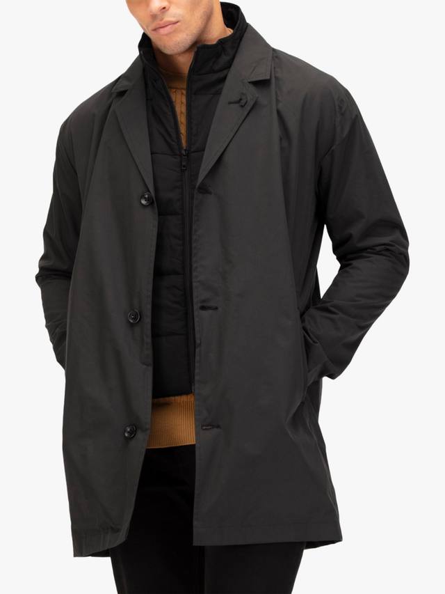 

HatTrick утепленное стеганое пальто с жилетом LUKE 1977, Black