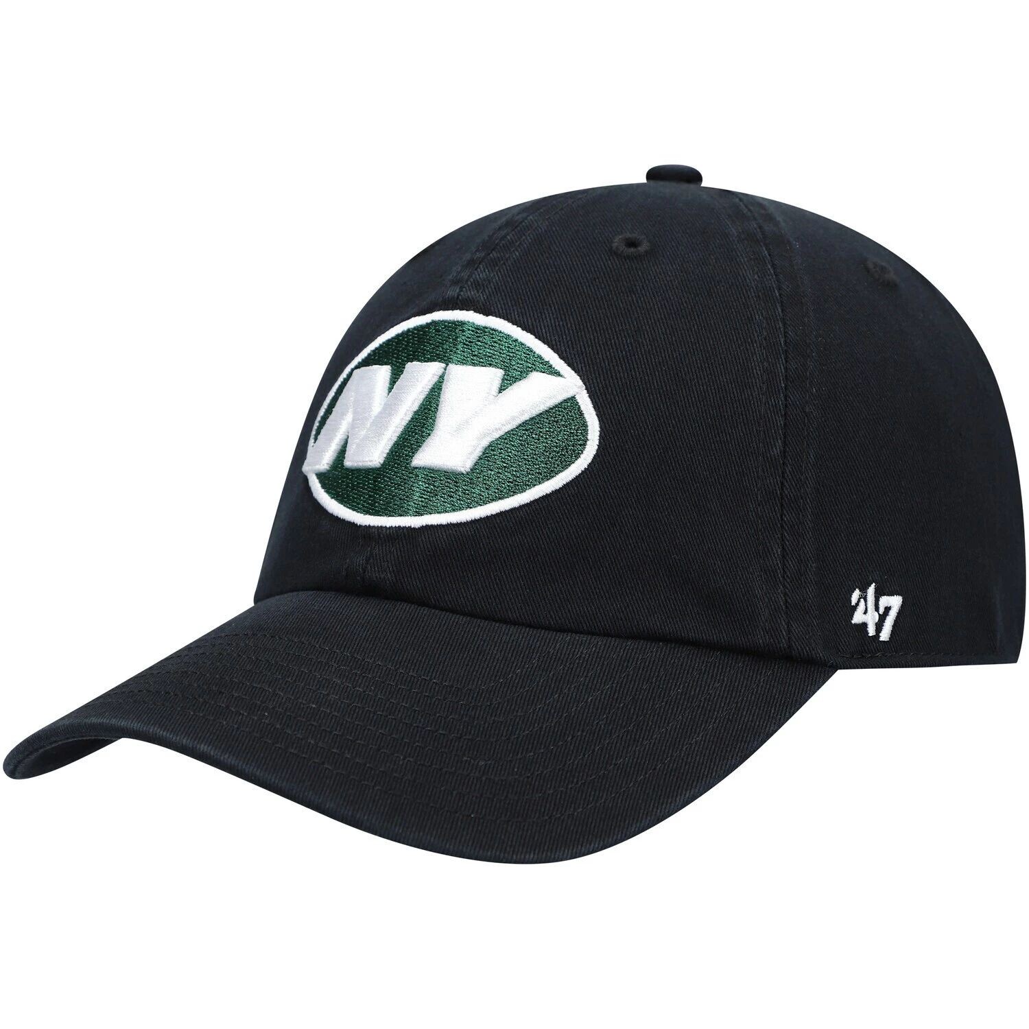 

Мужская черная регулируемая кепка New York Jets '47 Clean Up