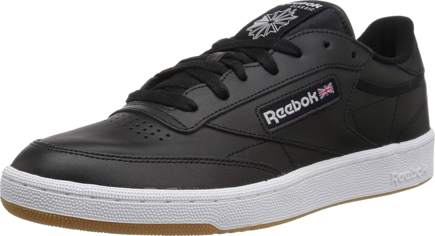 

Кроссовки Reebok Club C 85 для мужчин, черно-белый