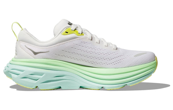 Кроссовки bondi 8 d wide 'champagne white sea blue' Hoka One One, белый — фото 3