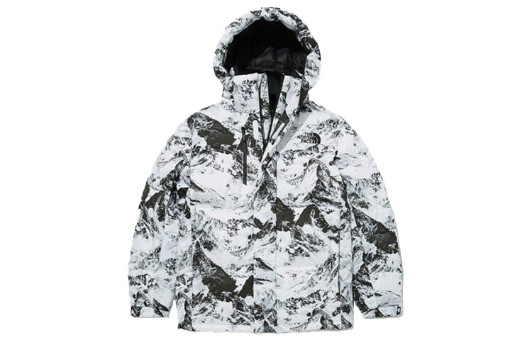 

Пуховик унисекс Snowy Mountain White The North Face, цвет Snow Mountain