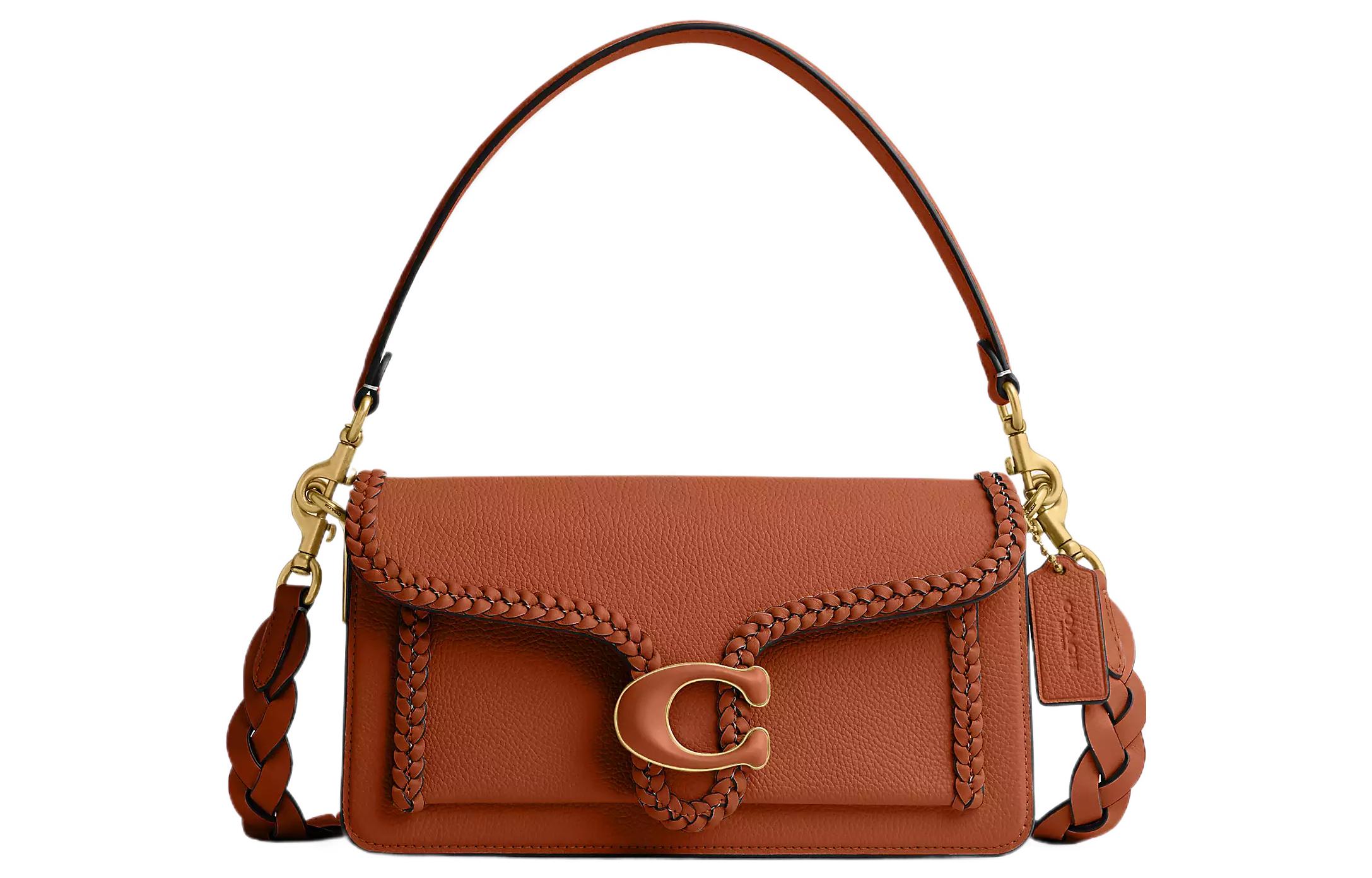 

Сумка через плечо Tabby из гладкой телячьей кожи среднего размера COACH коричневый