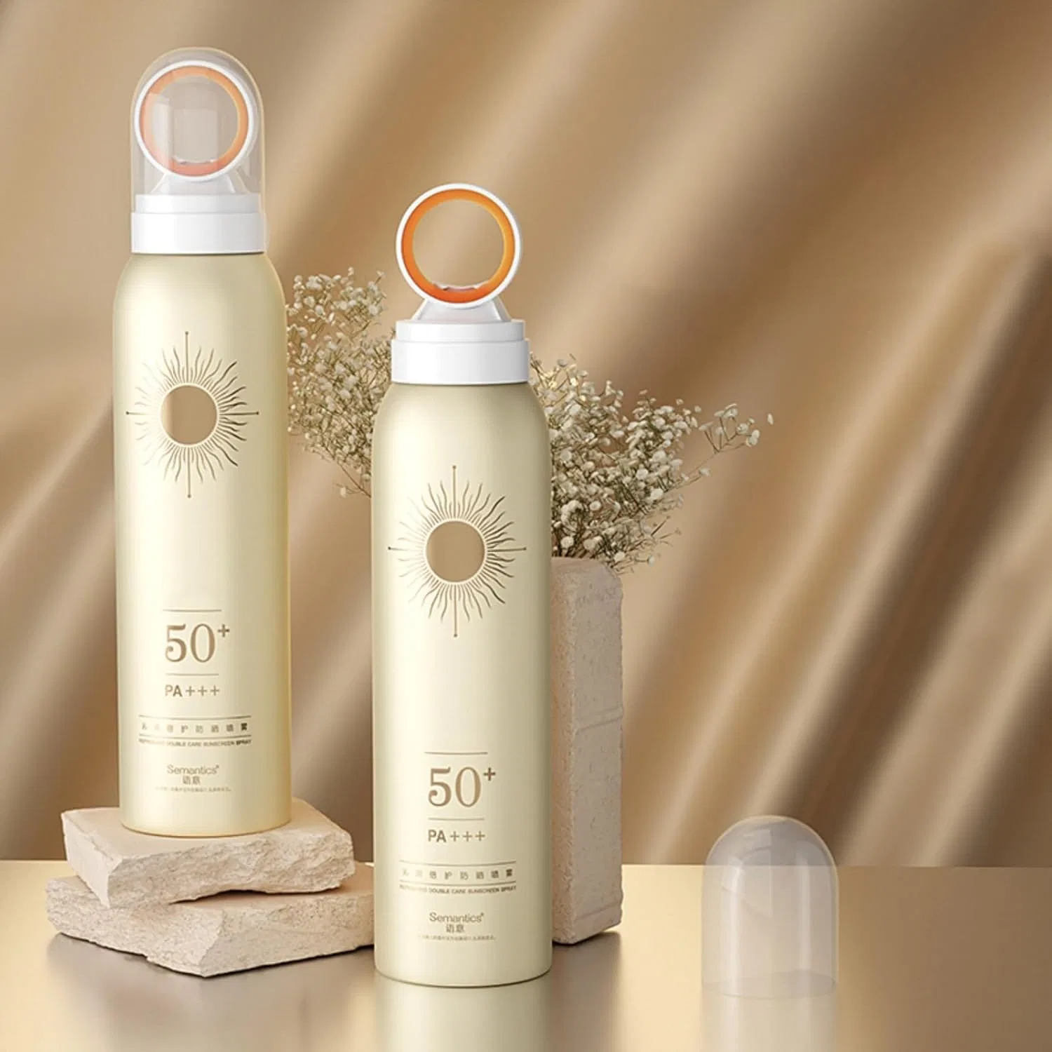 Солнцезащитный спрей SPF50 Mini Circle белый 150 мл Generic — фото 2