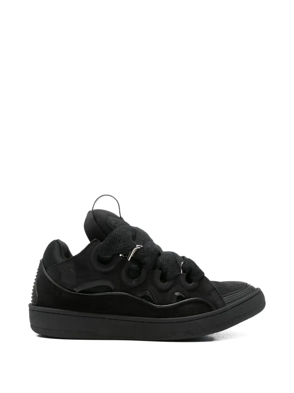 Кроссовки на шнуровке Curb Lanvin, черный