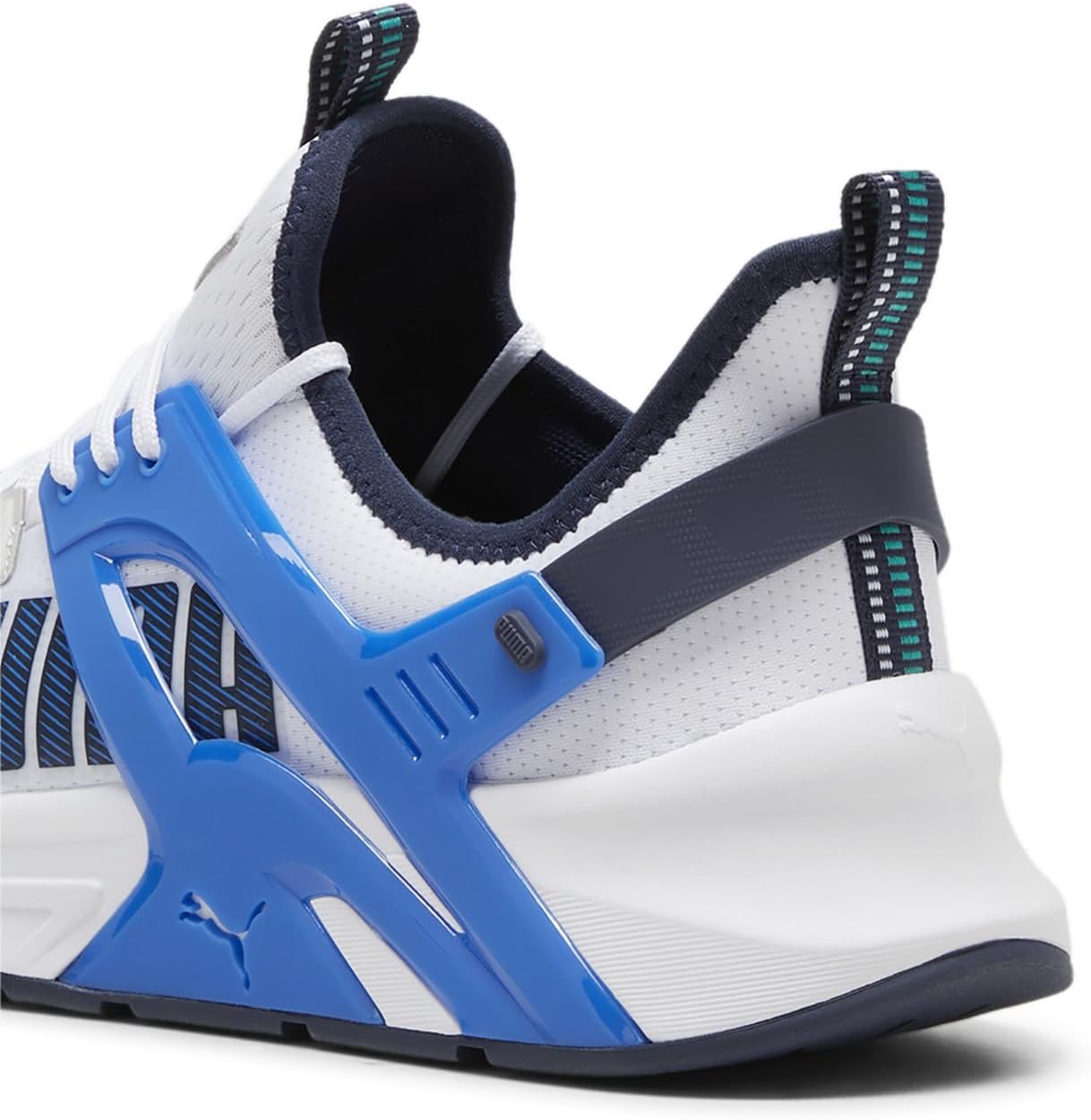 Мужские кроссовки PUMA Pacer Plus на шнуровке - белые — фото 2
