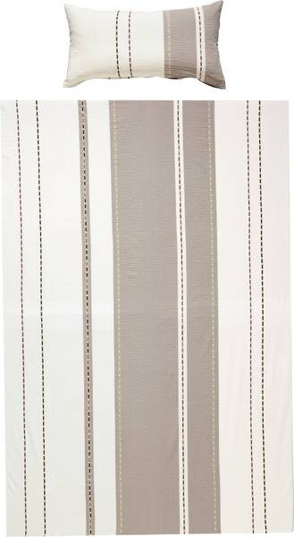 

Комплект постельного белья Janine 54802 2-teilig, 155x1x200 см цвет kiesel-weiß