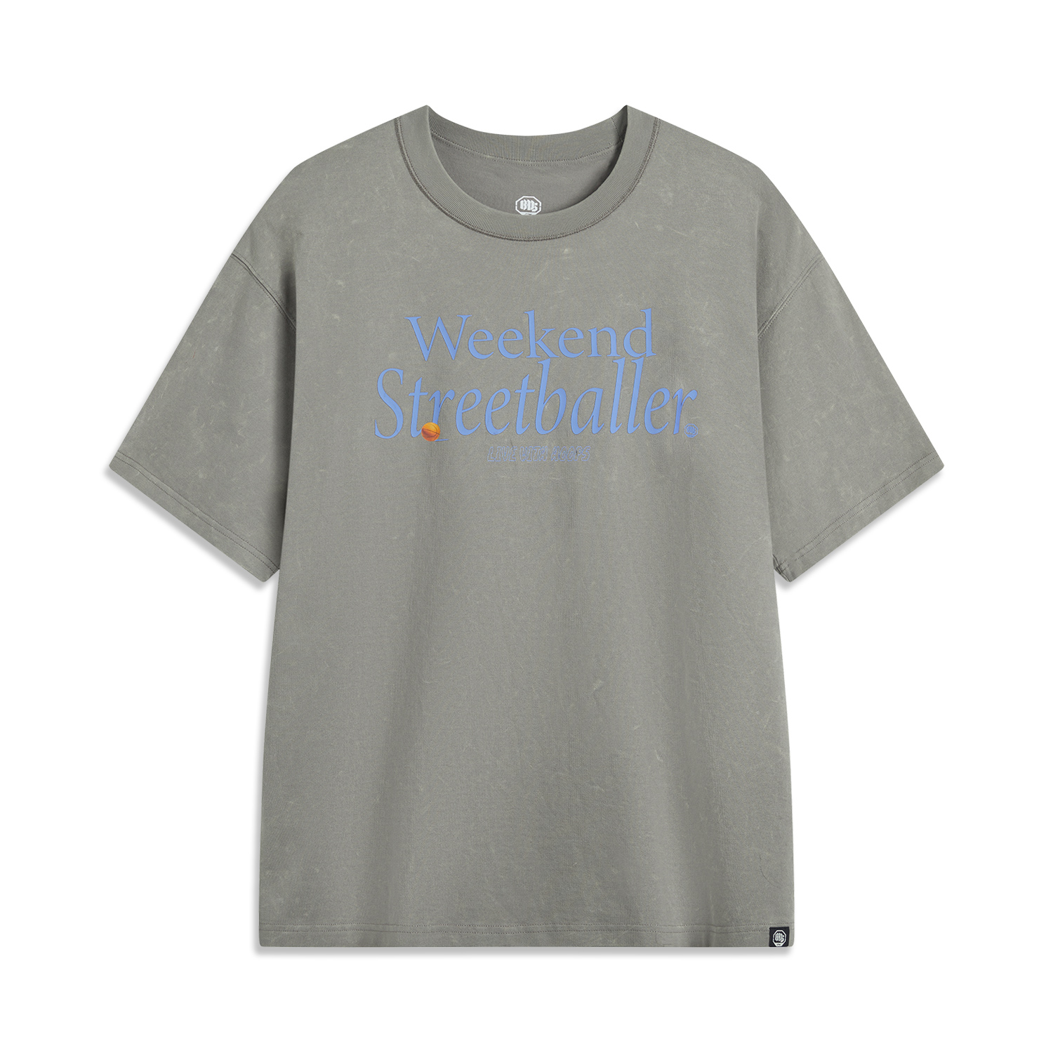 

Футболка мужская Iron Asphalt Gray из коллекции Basketball LINING, серый