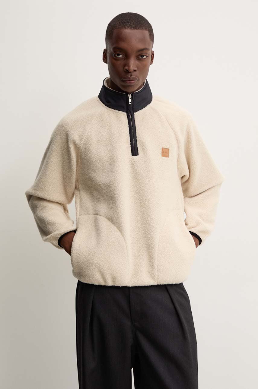 

Флисовая толстовка Sweat Island A.P.C., бежевый