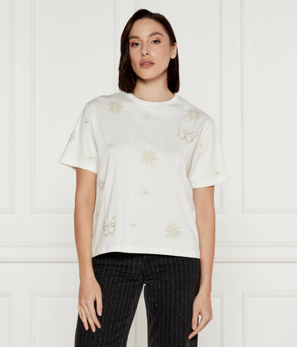 

Футболка женская Desigual с вышивкой, белый