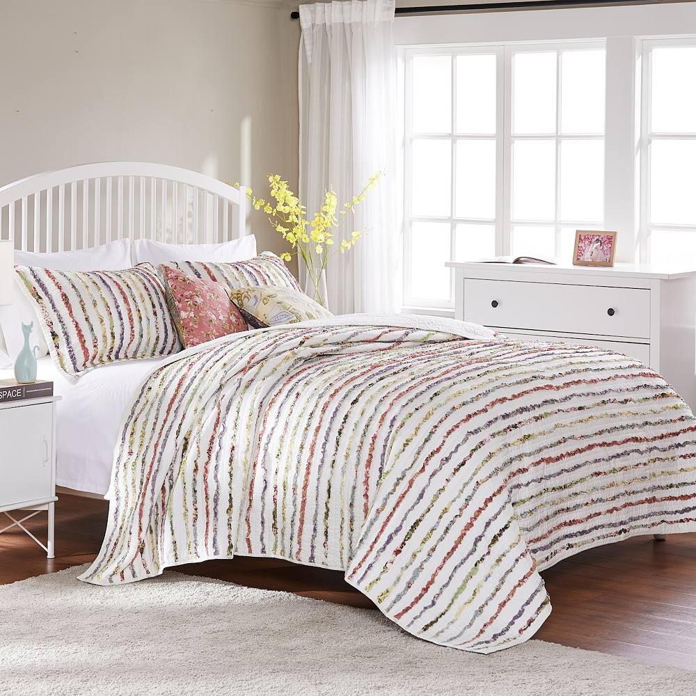 

Комплект одеял Greenland Home Fashions Bella с рюшами, мультиколор