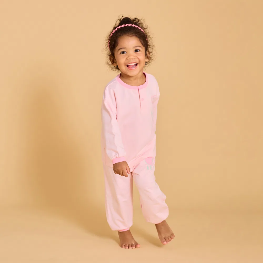 Детский домашний костюм Floral Bamboo, розовый, от Rototobebe