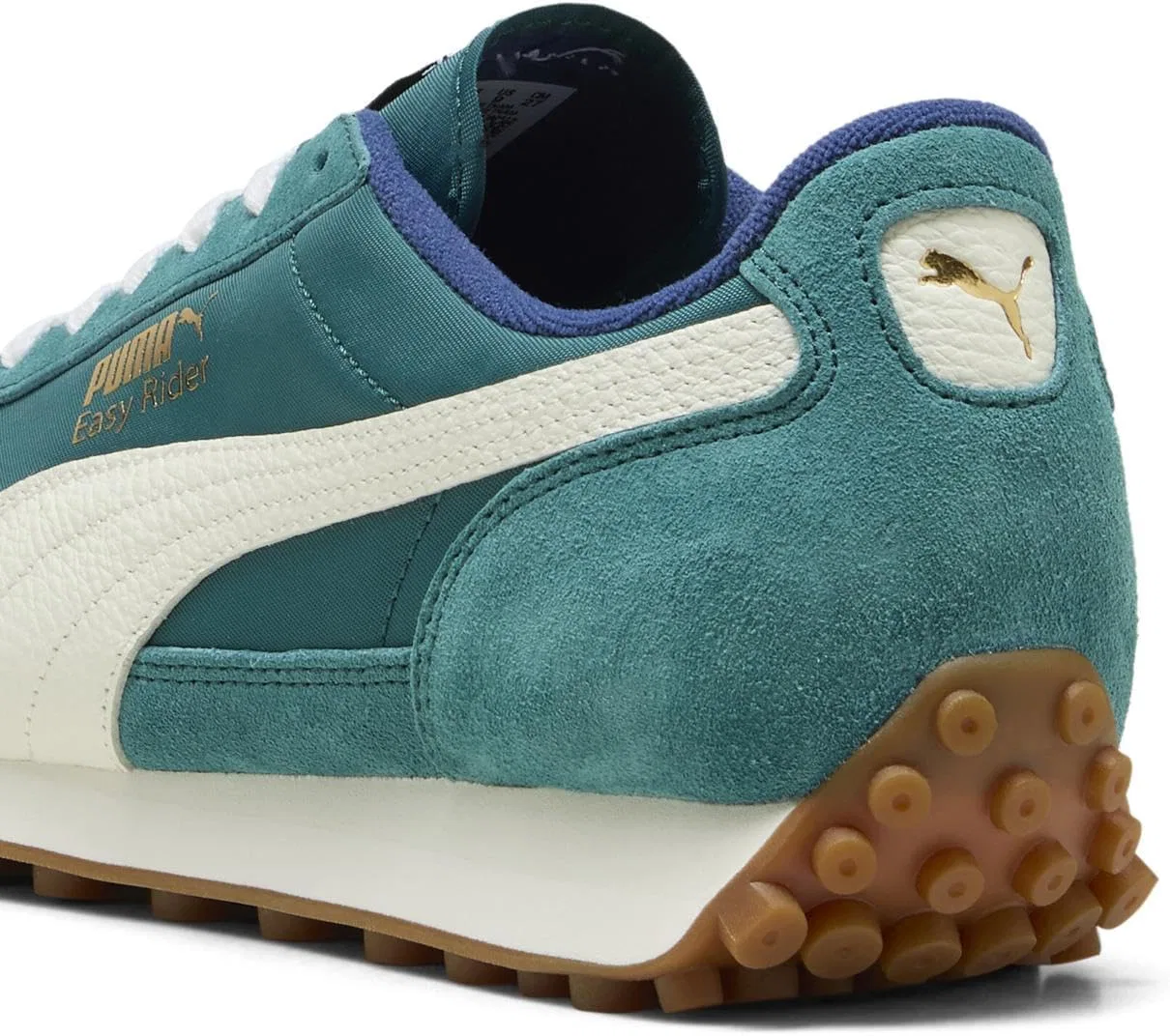 Кроссовки PUMA Easy Rider Vintage унисекс, белый/изумрудный — фото 2