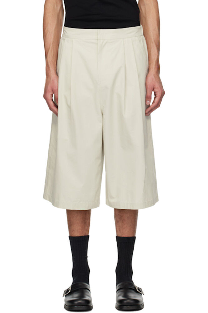 

Off-White Двубортные широкие шорты AMOMENTO