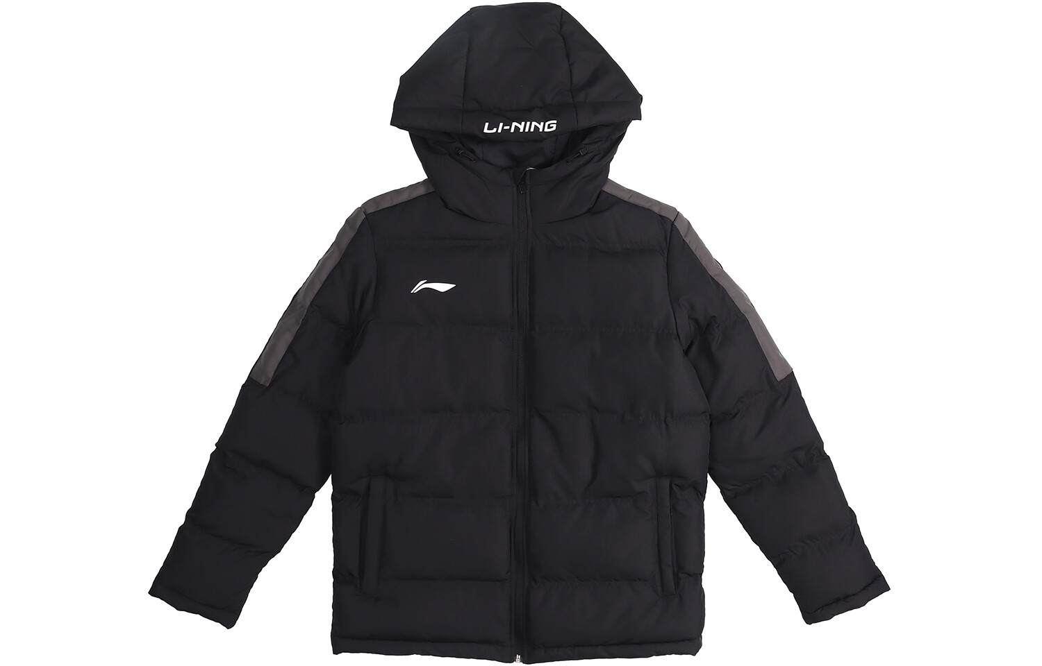 

Стеганая куртка мужская стандартная черная Lining, черный