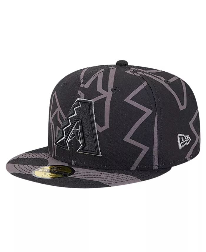 

Мужская черная бейсболка Arizona Diamondbacks Logo Fracture 59FIFTY Fitted Hat New Era