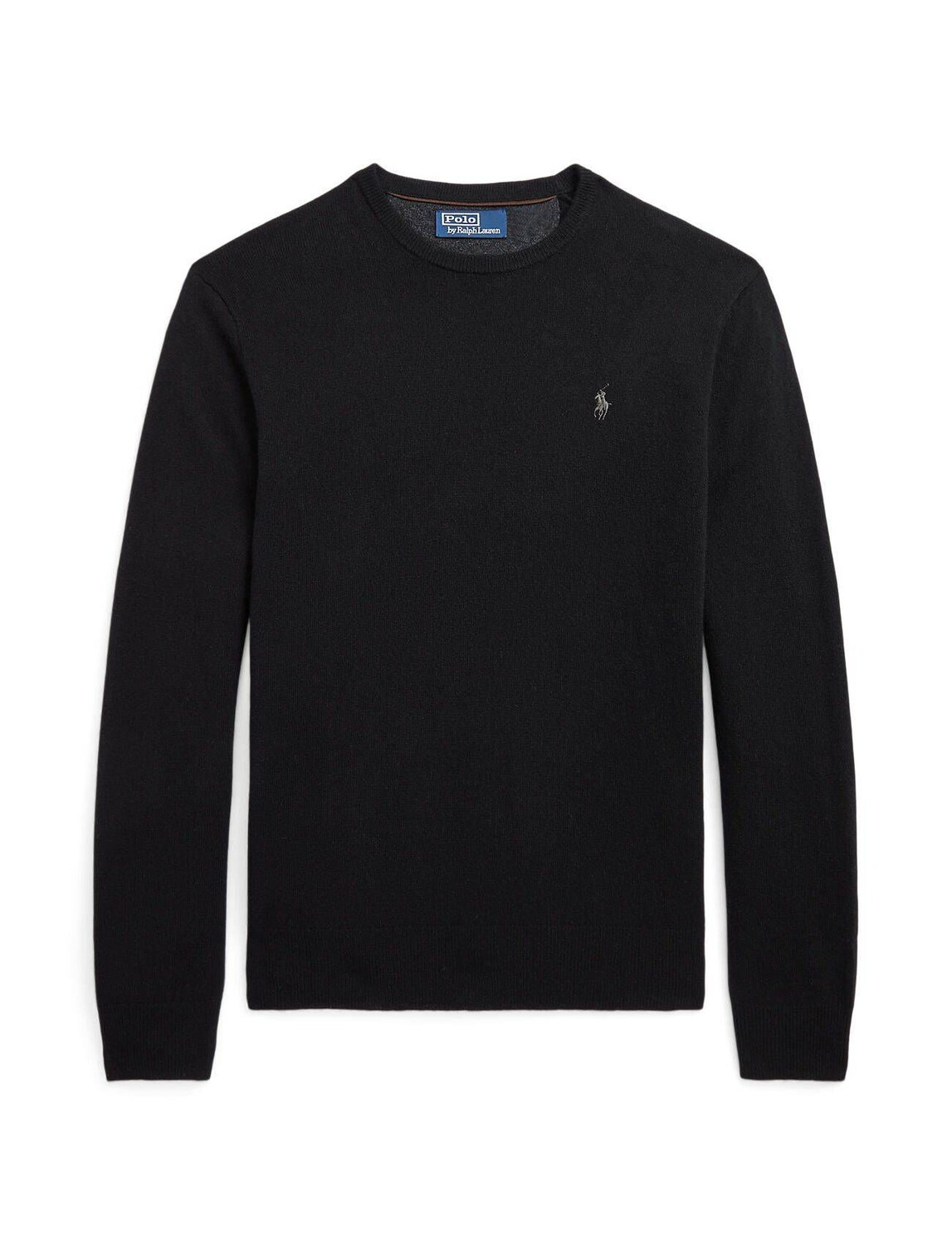 

Вязаный шерстяной свитер Polo Ralph Lauren, черный