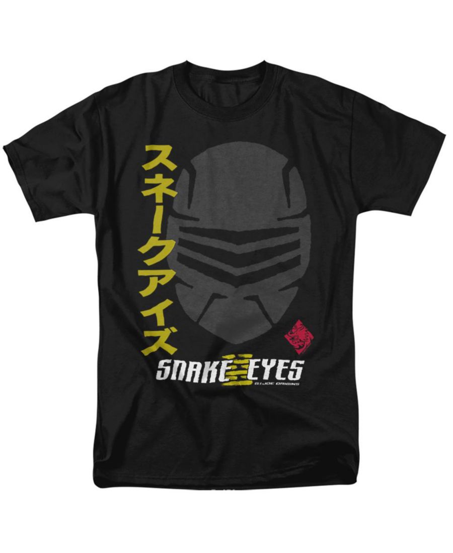 

Мужская футболка с изображением Снейк Айз из GI Joe Origins, иероглиф Снейк Айз Hasbro+, Black, Черный, Мужская футболка с изображением Снейк Айз из GI Joe Origins, иероглиф Снейк Айз Hasbro+, Black